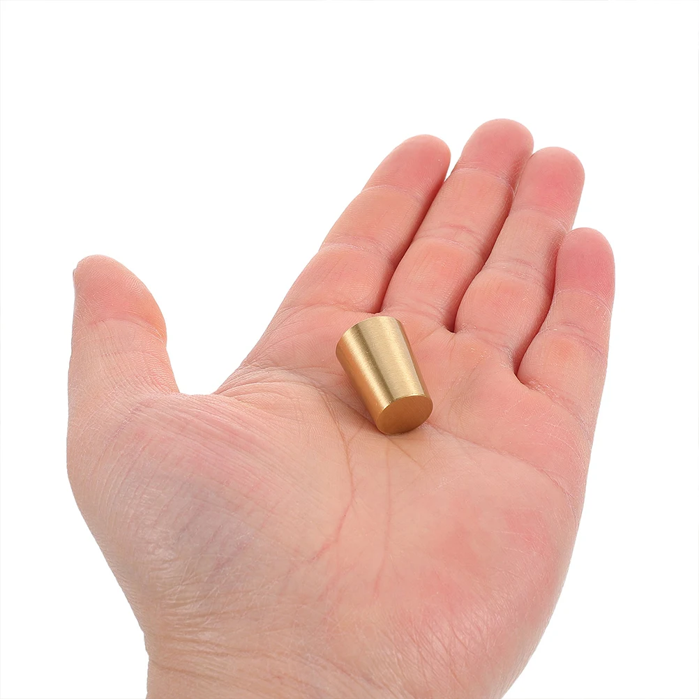 

8 Pcs Wooden Base Copper Foot Mat Brass Furniture Legs Board Pads Risers Support Feet Tray