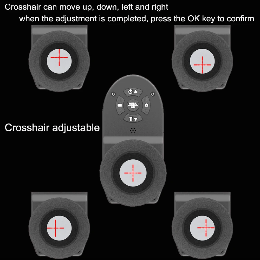 การมองเห็นได้ในเวลากลางคืน1080P HD กล้องล่าสัตว์กลางคืนกล้องวิดีโอแบบพกพาด้านหลังขอบเขตเพิ่มสิ่งที่แนบมาในตัว850nm ไฟฉาย IR