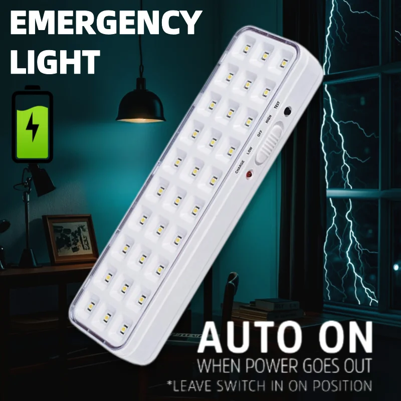 LED Emergency Light Portable Rechargeable Lantern For Home Camping Lantern Wall-Mounted Automatic Exit Lamp Indoor Worklight