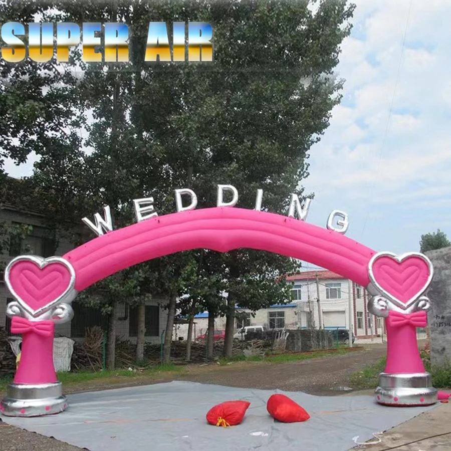 Wedding love inflatable arch can take photos of professional custom outdoor mobile large safe portable