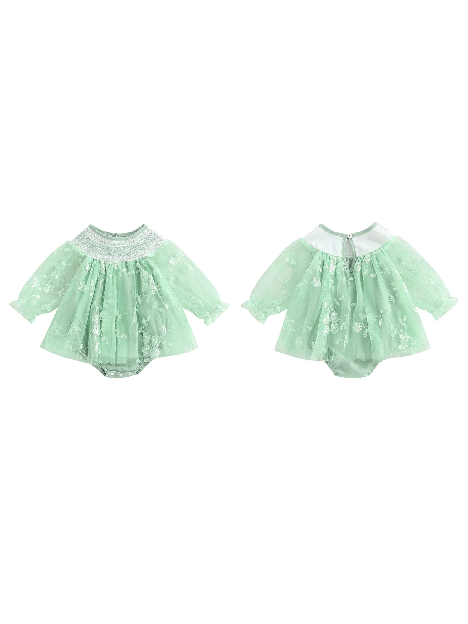 

Очаровательный комбинезон с рюшами для маленьких девочек, комплект из нежного кружева и подходящей повязкой на голову для фотосессии новорожденных