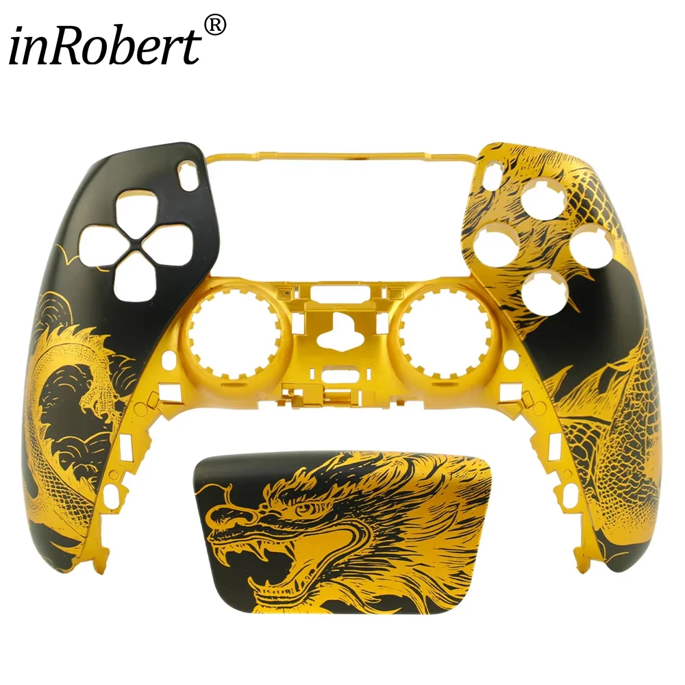 

PS5 Controller Limited Edition Gold Dragon / Balck Dragon / Plum Blossom Replacement Shell Touch Panel