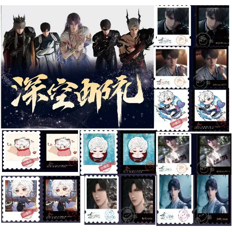 

Оптовая продажа, набор штампов «Любовь и глубокое пространство», ограниченная серия, карты из золотой фольги, романтическое аниме, коллекционная официальная художественная серия