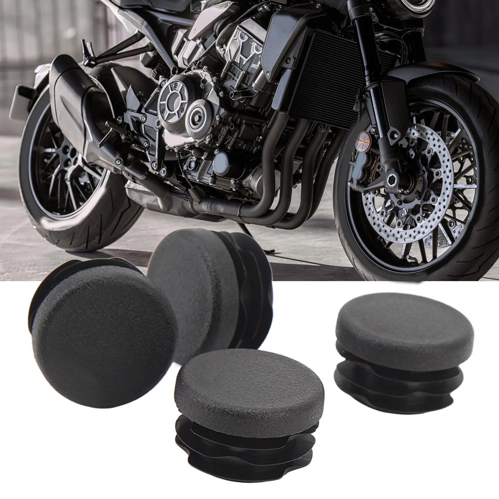 

Крышка отверстия в раме мотоцикла, пылезащитная, водонепроницаемая, черная, комплект заглушек для отверстий в раме для CB1000R 2018-2022