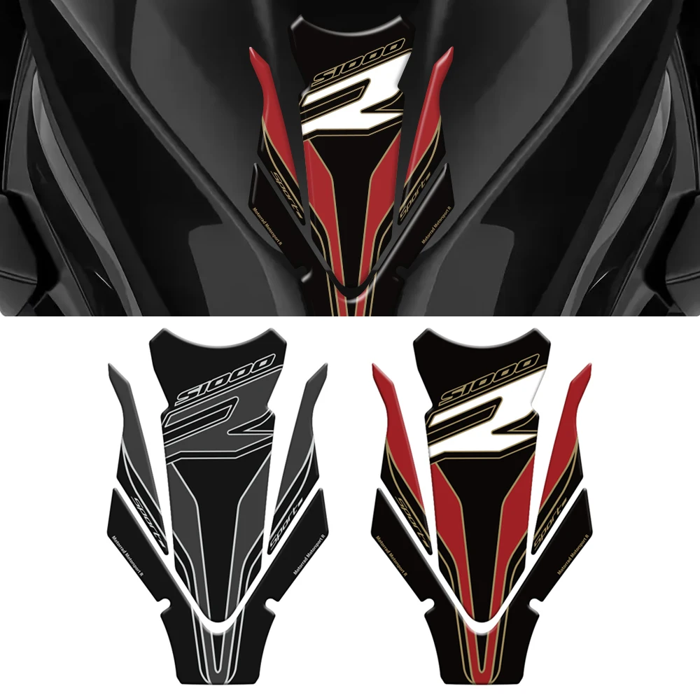 Motorcycle Accessories 3D Gel Tank Pad Protector Stickers Gel Paint Protection Decal For BMW S1000R S 1000 R 2021 2022 2023 2024