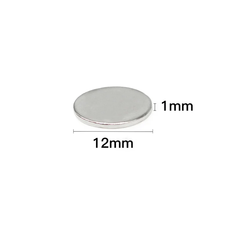 20~500PCS 12x1mm Round N35 NdFeB Neodymium Magnet Powerful Rare Earth Permanent Magnets 12mm x 1mm Magnets Disc