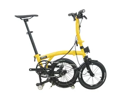 MINT BOB 3-14K 14Inch Triple Folding Bike/ Chromium-Molybdenum Steel, 3-Speed Mini Folding Bicycle