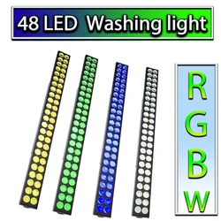 4/1pcs RGBW 4IN1 150W 48LED Segment 4 Point Control Light Wall Washer Stage Lighting Bar Beam Bar KTV DJ Disco Party