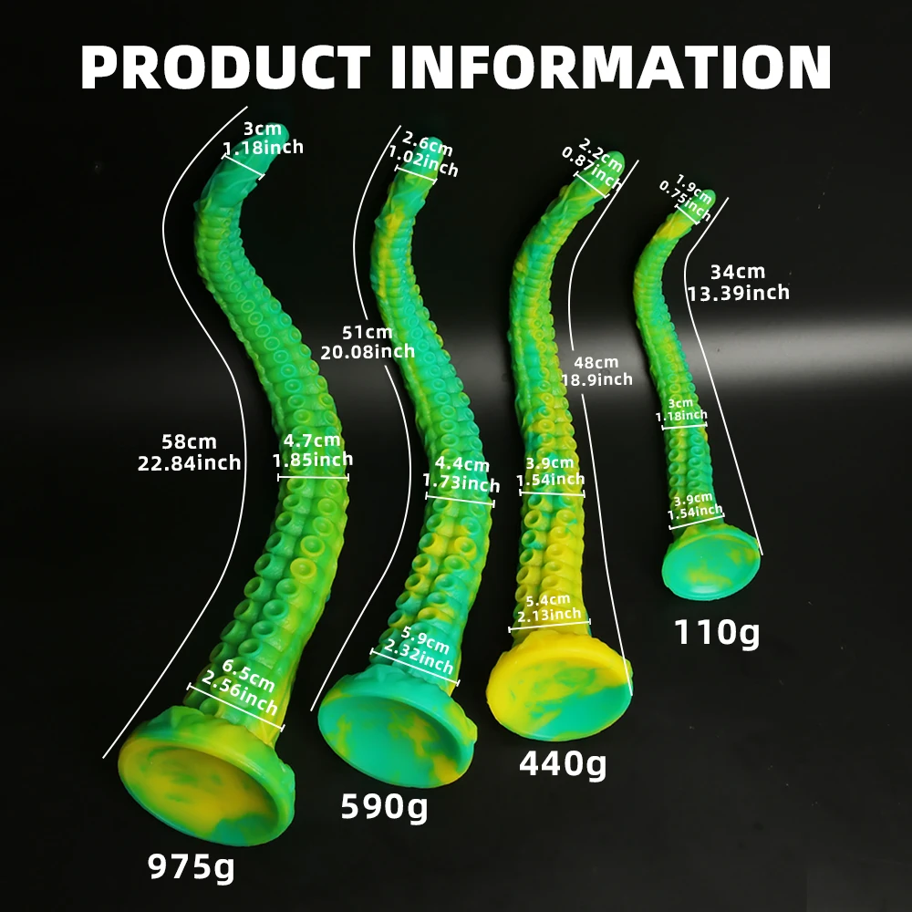 Dildo Penis Progressive Vagina Octopus Tentacle Dildo Anal Plug Adult Sex Toy Monster Dildo Sex Products Long Butt Plug Tentacle view 2