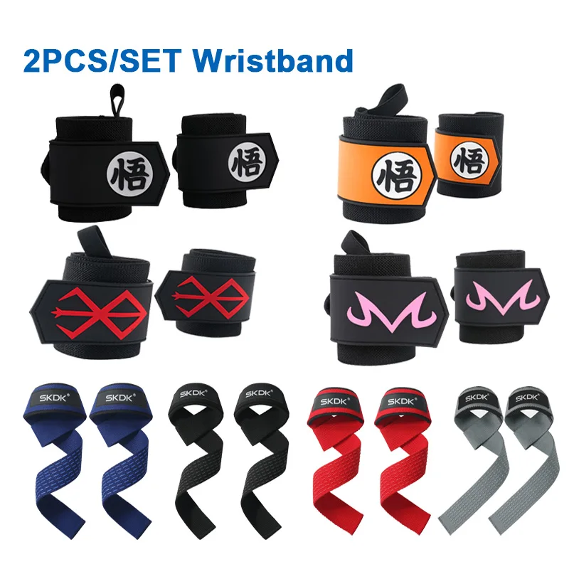 Vendajes de muñeca deportivos para levantamiento de pesas, pulseras ajustables para levantamiento de pesas, Protector de muñeca, soporte para gimnasio, entrenamiento con mancuernas