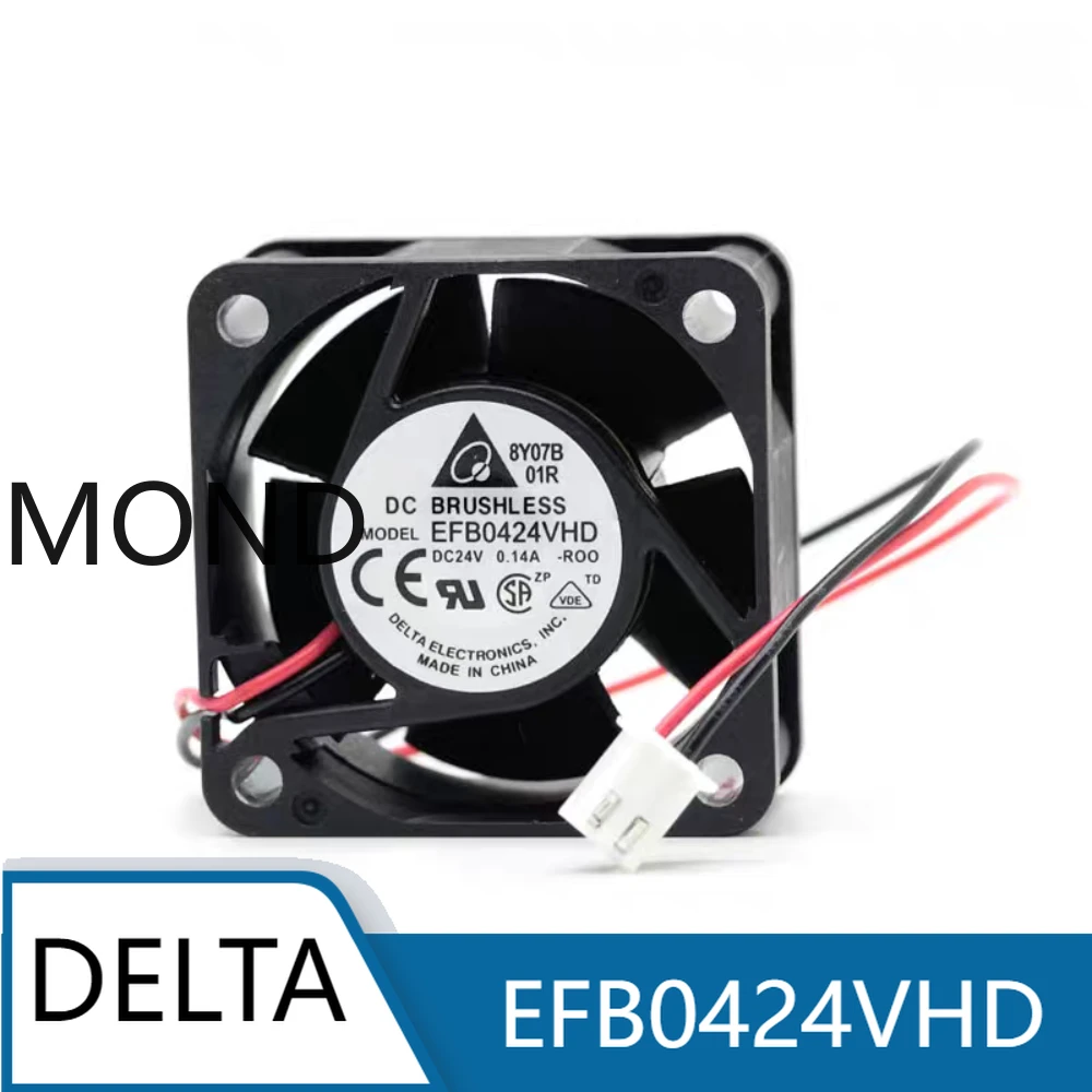 

Delta EFB0424VHD 24V 0.14A 4CM 4020 Inverter Dual Ball Cooling Fan