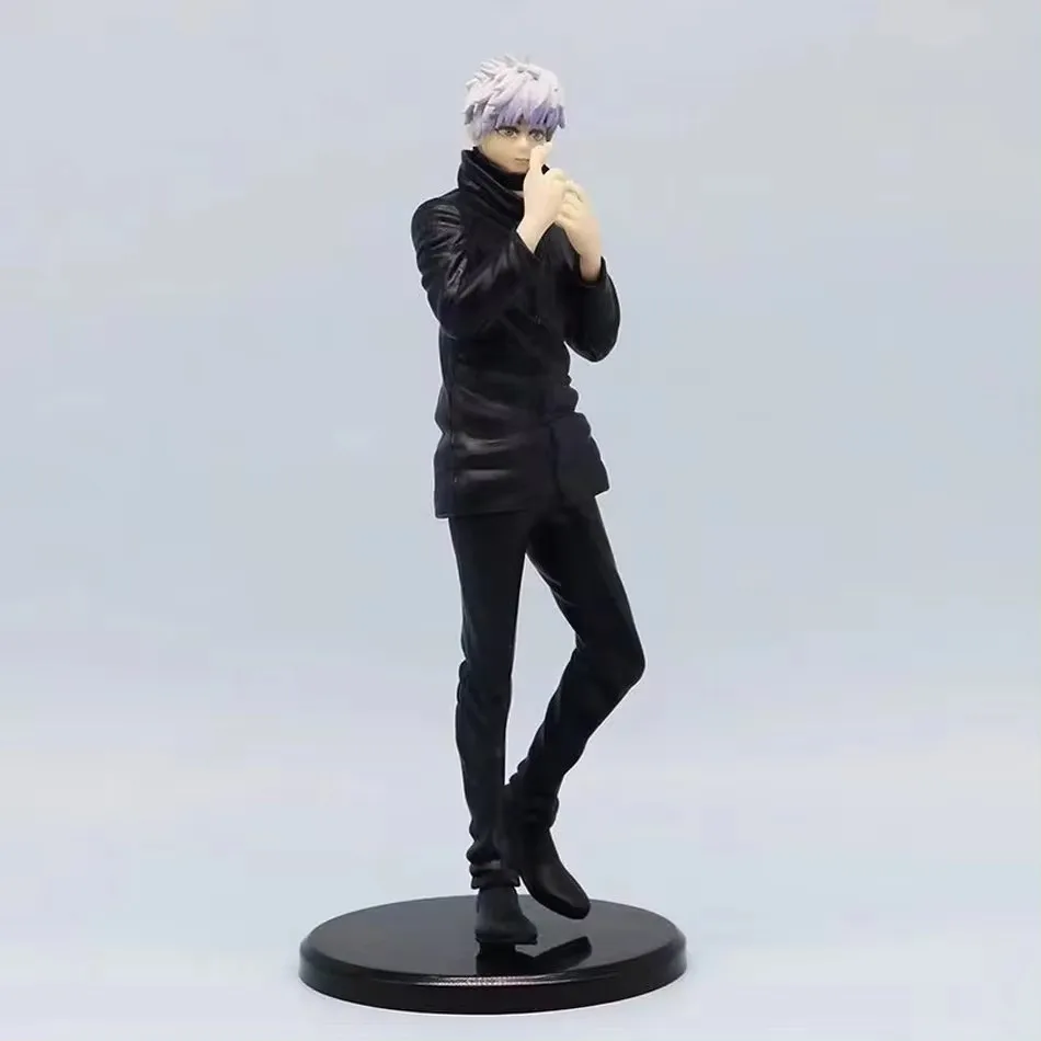 Nouveau 21CM Anime Jujutsu Kaisen Satoru Gojo Figure tête Interchangeable modèle jouet cadeau Collection Itadori Yuji figurine PVC