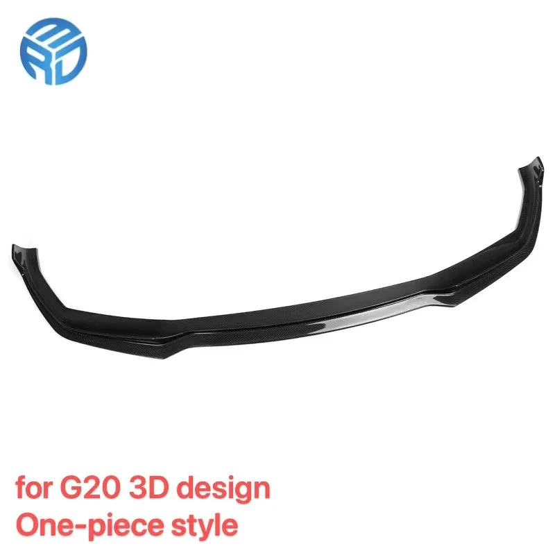 MRD Front Diffuser Carbon Fiber for BMW G20 G28 2019+ Refit Carbon Fiber Front Lip Front Bumper Lip One-piece Style