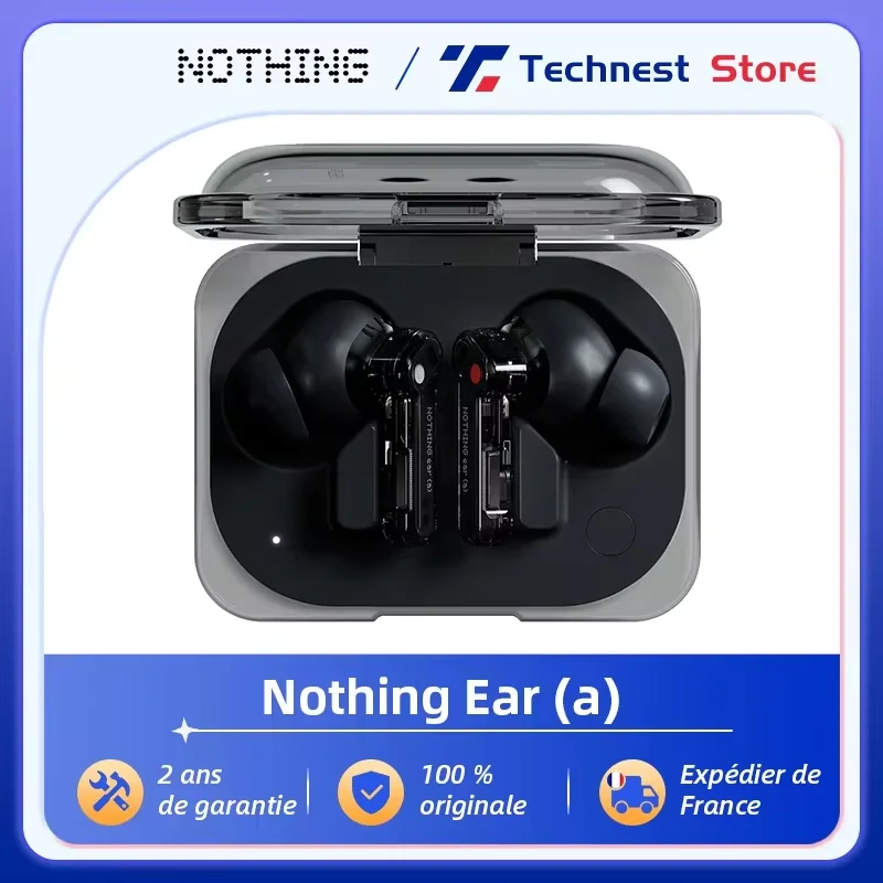 Nothing Ear (a) Écouteur Bluetooth sans fil Suppression active du bruit Conducteur dynamique de 11