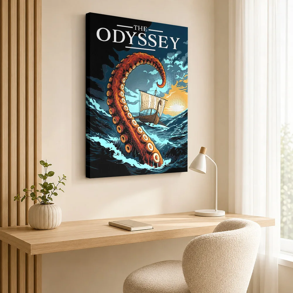 The Odyssey Canvas Poster Custom Spiritual Mythology Wall Paintings Decoration for Living Room Ready to Hang Housewarming Gift