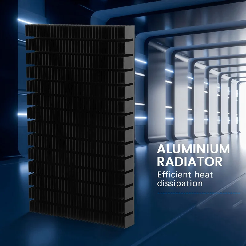 6X لتقوم بها بنفسك مشعاع ألومنيوم لبطاقة الرسومات RTX 3080 3090 المؤخر VRAM ، MOD GPU اللوحة الخلفية 150X90x15mm-A74Z #2