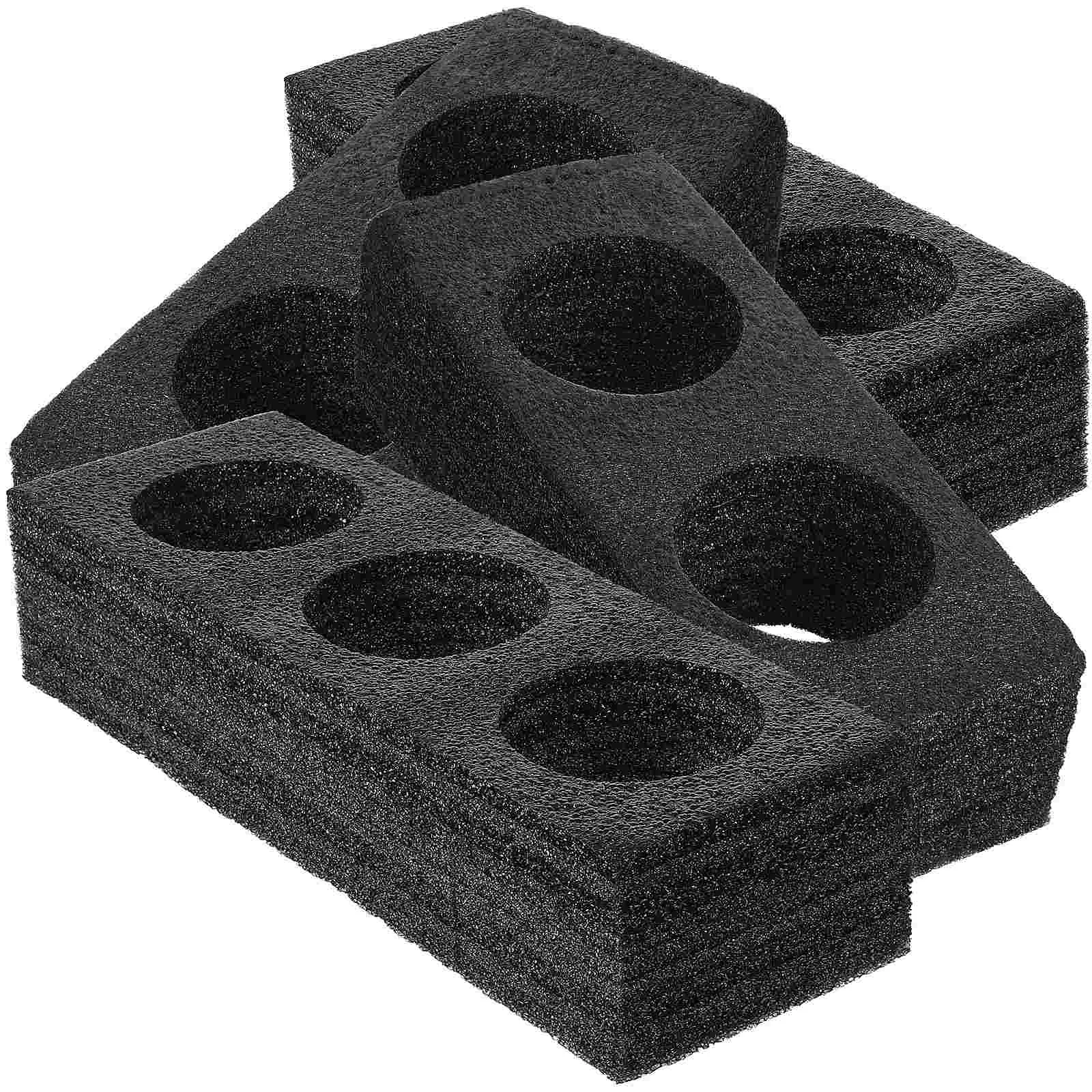 

4 Pcs Cup Holder for Delivery Beverage Carrier Drink Drinks Foam Tray Pearl Cotton