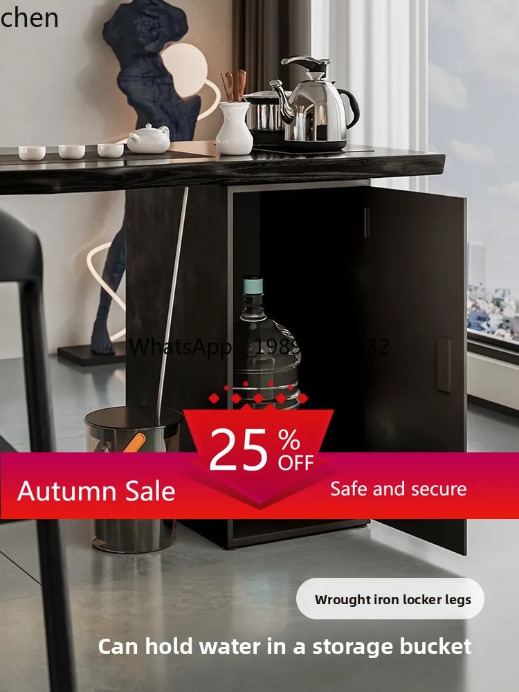 

Modern High-End Solid Wood Balcony Tea Table and Chair Set for Living Room Home