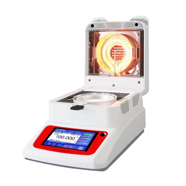 Veidt وزنها VS120T 120 جرام 0.001 جرام 1 مللي جرام القهوة الأرز الذرة الغذاء الرقمية الحبوب الهالوجين الرطوبة المحتوى التوازن تستر محلل