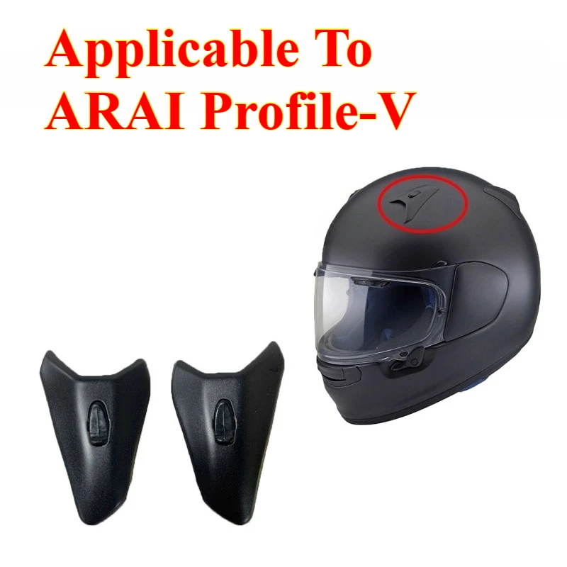 

2PCS Applicable To ARAI Profile-V Decorative Helmet Air Outlet Small Air Duct Inlet Air Outlet Helmet Accessories