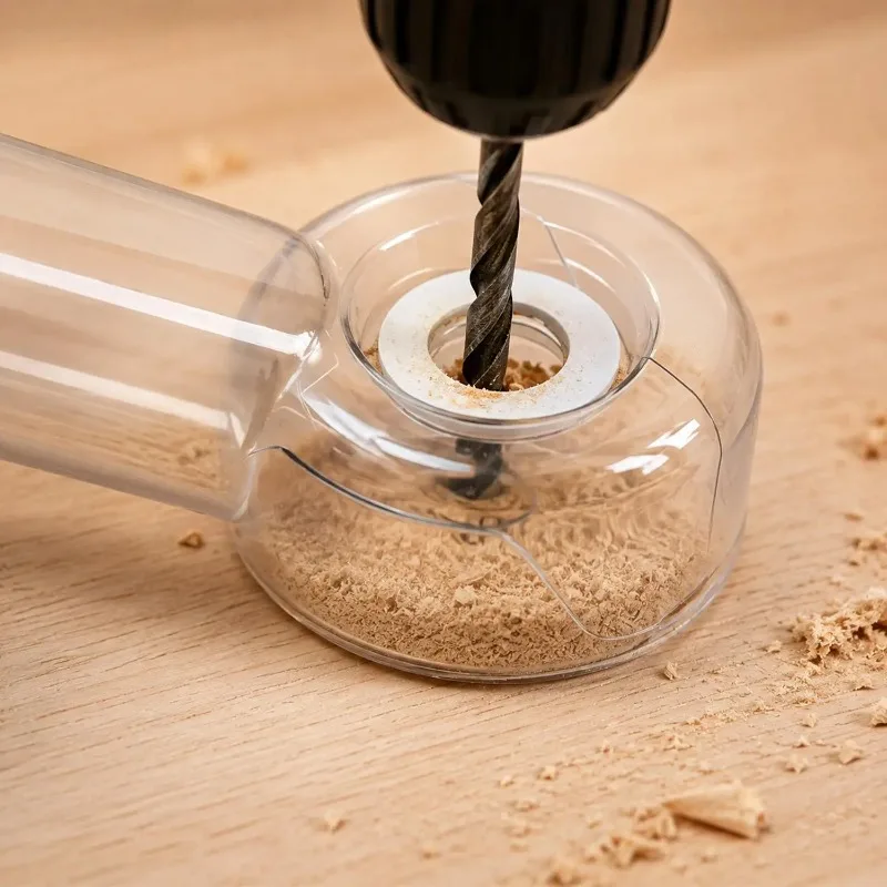 Clear DIY Electric Drill Dust Cover Dust Collector Ash Catcher for Wall Drilling Impact Drill Home Renovation Tools Accessories