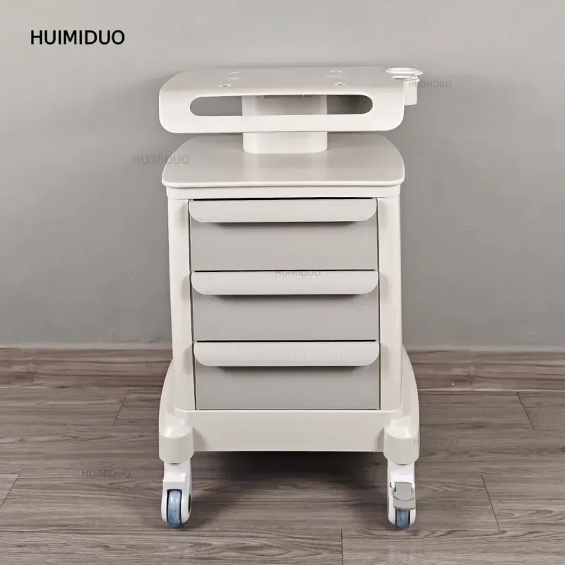 Desktop Salon Dedicated Cart Storage Rack Three Layer Drawer Hair Salon Storage Cart