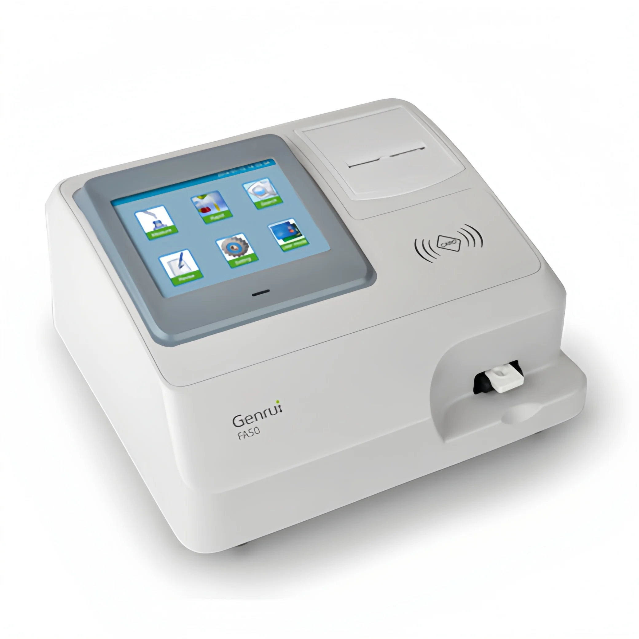 

GENRUI Medical 5.6 Color LCD Touch Screen Diagnostic Hormones Analyzer CRP POCT cTnl Quantitative Dry Fluorescence Immunoassay