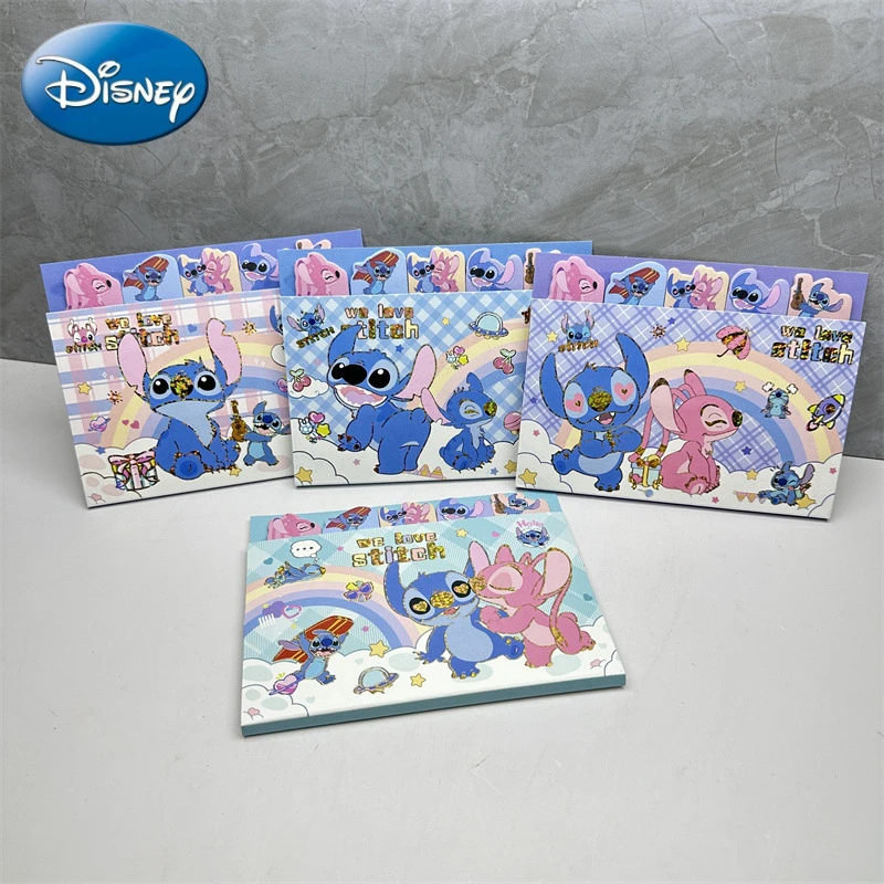 Stitch Disney Sticky Notes Kawayiii School Supplies Anime Cute Stationery Post-it Notes Office Accessories Children\'s Toys Gifts