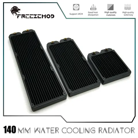 PC Water Cooling Radiator Copper 140MM 280MM 420MM Liquid Water Cooler CPU GPU Heat Exchanger For 140mm Fan