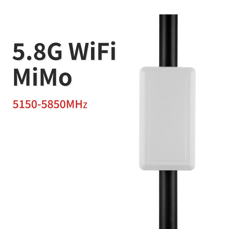 

5G Dual Polarization 5.8G WIFI Flat Antenna MIMO High Gain 15DBI 5150-5850MHz Broadband Outdoor Waterproof Dual Port