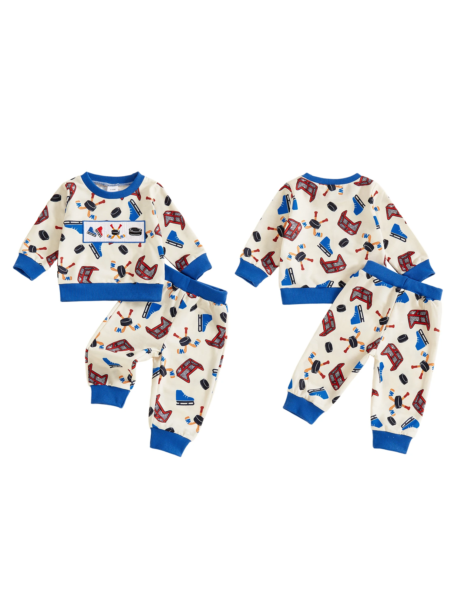 Completo invernale da bambino in 2 pezzi, accogliente felpa con cappuccio in pile, set da jogging, vestiti alla moda per la stagione fredda