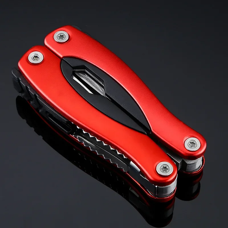 Camping Gear Outdoor Survival Stainless Steel 9 in 1 Portable Multi Tool Plier Camping Accessories Portable