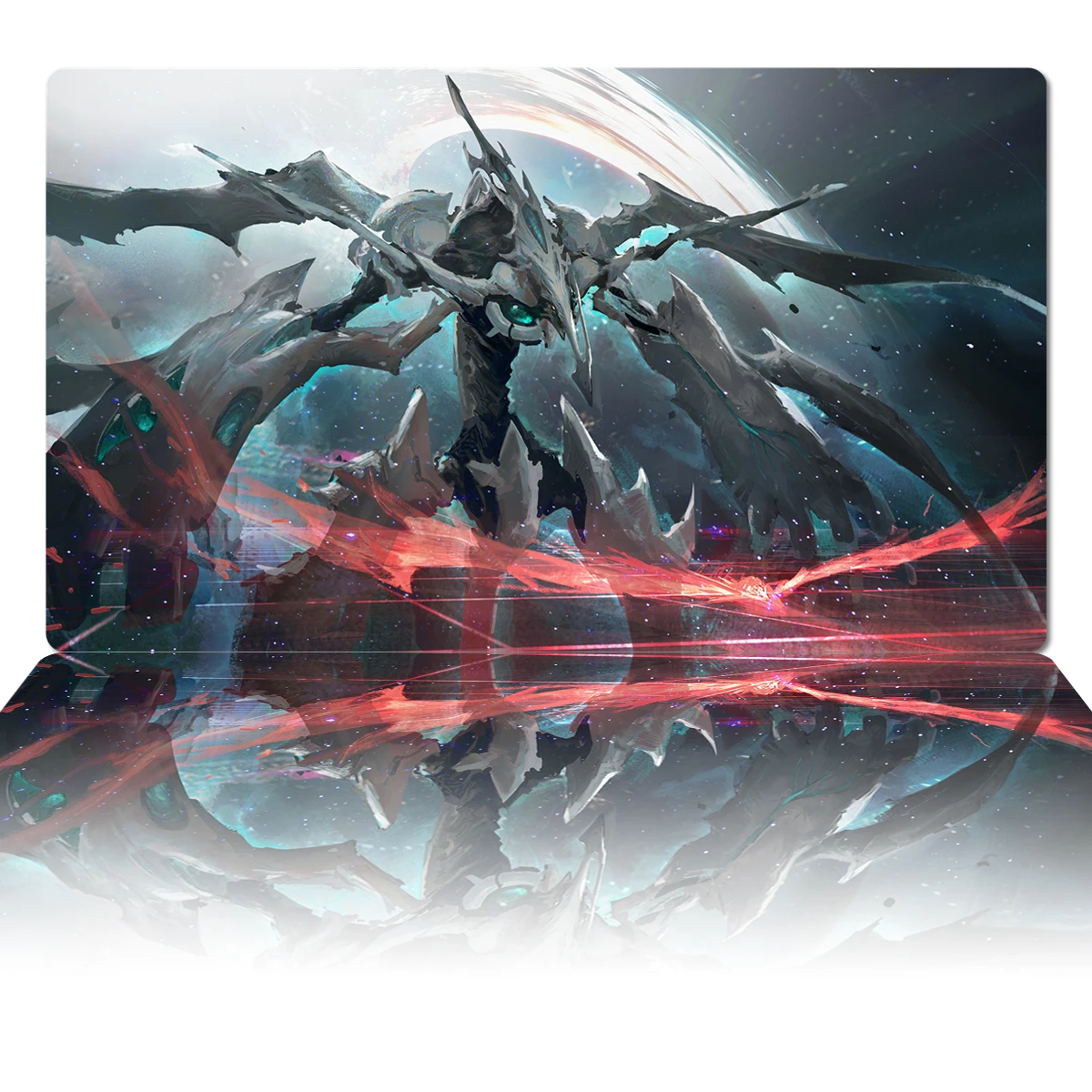 

YuGiOh Playmat Shooting Quasar Dragon TCG CCG Board Game Trading Card Game Mat Custom Anime Mouse Pad Rubber Desk Mat Zones Bag