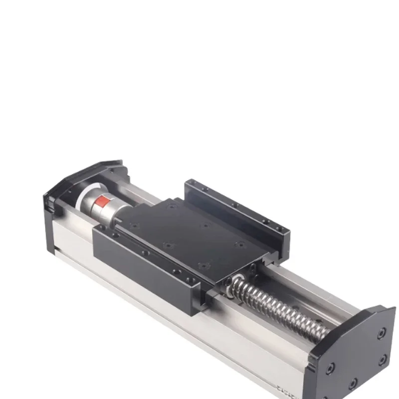 

Ball Screw Driven Dual Linear Guide Rail Slide Table With 4 Sliders