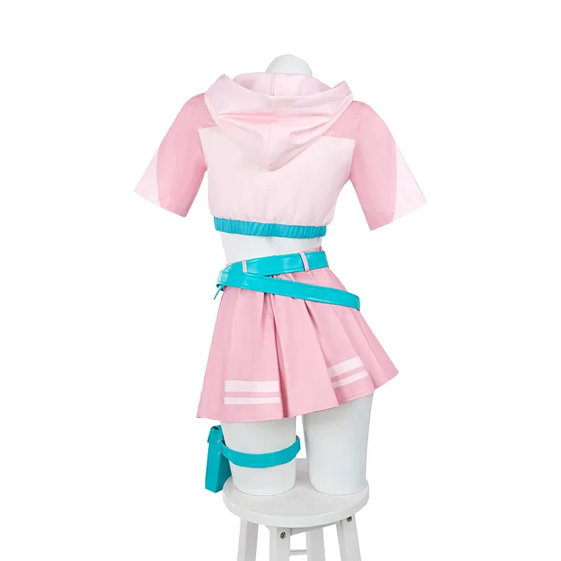 dd54ROLECOS オリジナル 2025 Fortnit コスプレ衣装レーシングスーツハロウィン女性衣装トップスカート靴下と帽子