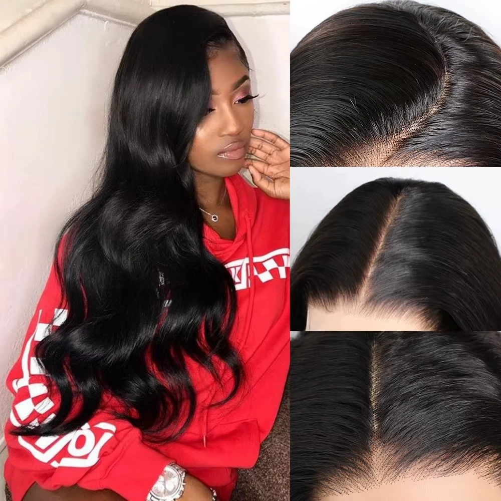 

13x4 Объемная волна Парики фронта шнурка Человеческие волосы Предварительно выщипанные HD Прозрачный парик фронтальной части шнурка с волосами ребенка 250% Плотность 9А Бесклеевой