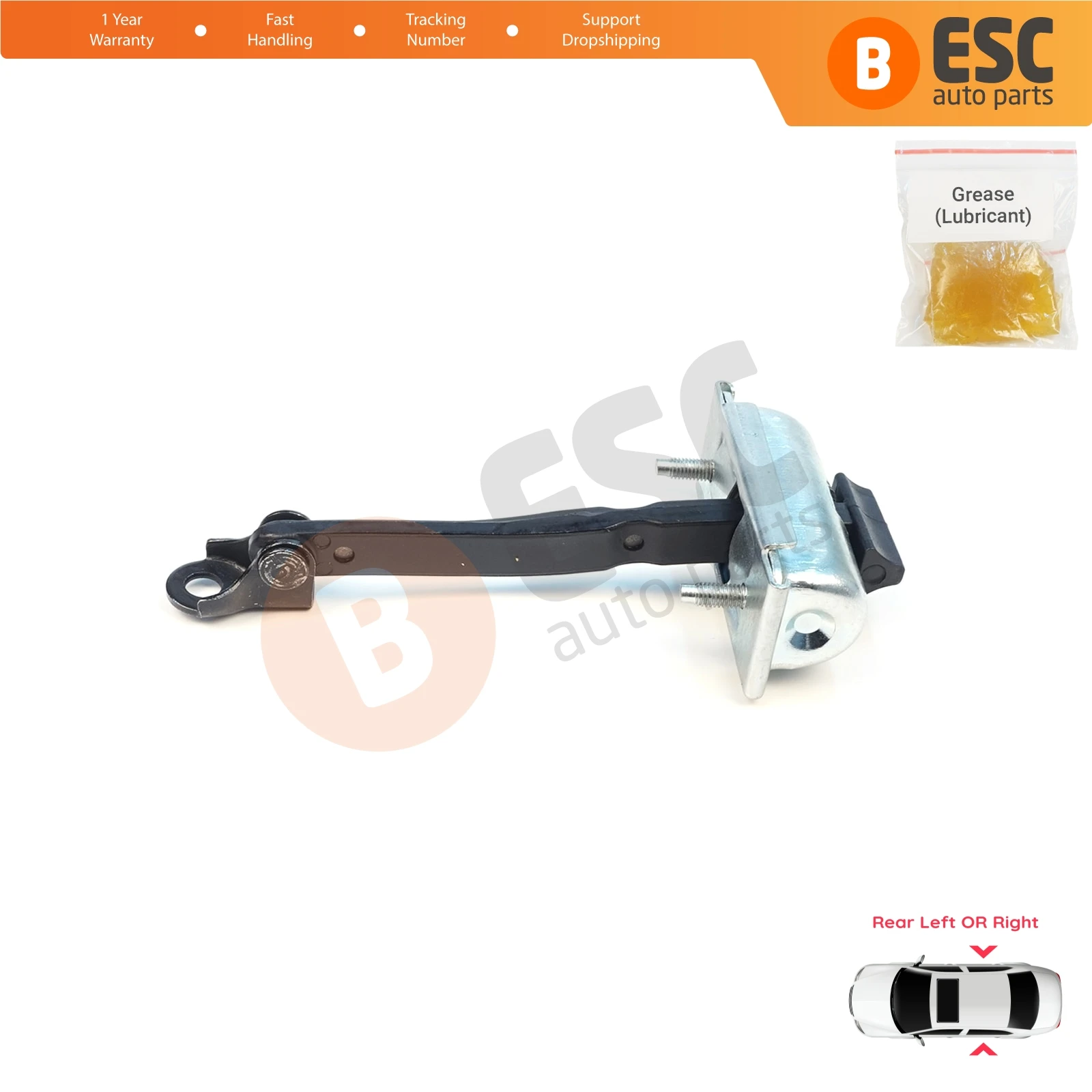 EDP1632 Achterdeurstopper Check Assy Limiter Strap voor Renault 5 E-Tech Alpine A290 2024- en later 824308906R