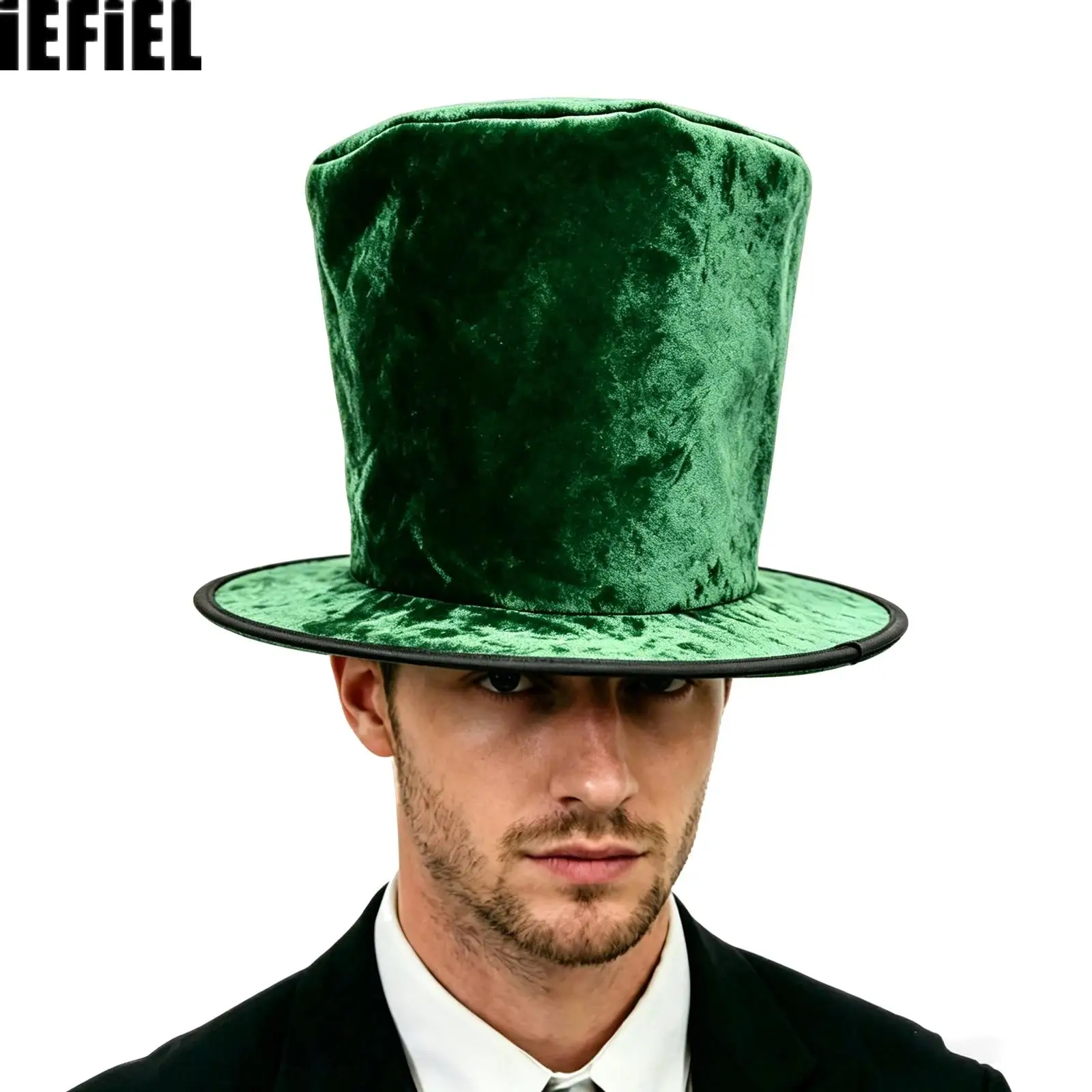 Women Men Top Hat Retro Gentleman Performance Party Headpiece Festival Flat Top Magician Hat Stage Hat for Party Use