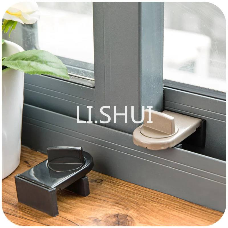 New 3/2/1PC Alloy Sliding Door Window Safety Lock Adjustable Security Door Locks Anti-theft Protection Lock Home Safety Latches