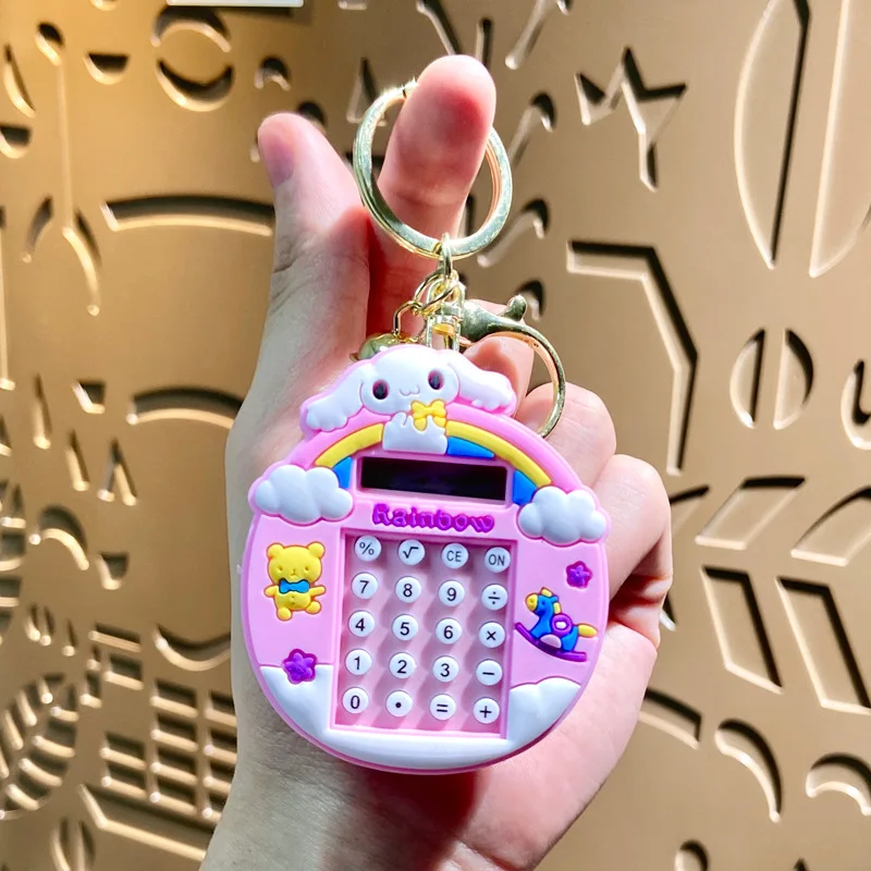 Miniso Taschenrechner Schlüsselanhänger Taschenanhänger, multifunktionaler Schlüsselanhänger