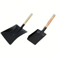 Multifunctional Shovel Chimney Shovel Fireplace Tool Steel Dustpan Ash Shovel Fireplace Cleaning Tool Gardening Tool