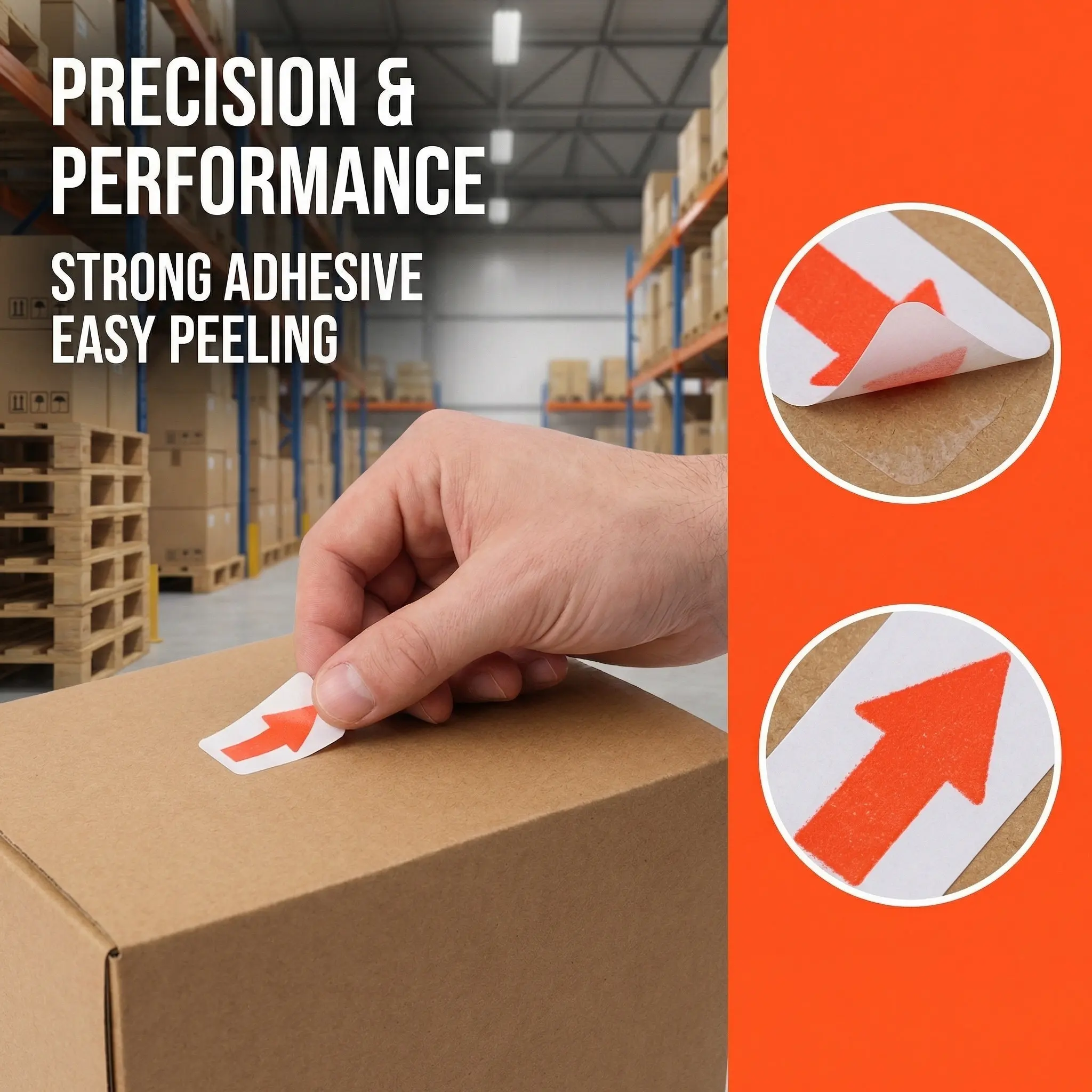 30Sheets Arrow Sticker Labels Small Red Self Adhesive High Visibility Marking Removable Sticky Arrows for Documents Rework