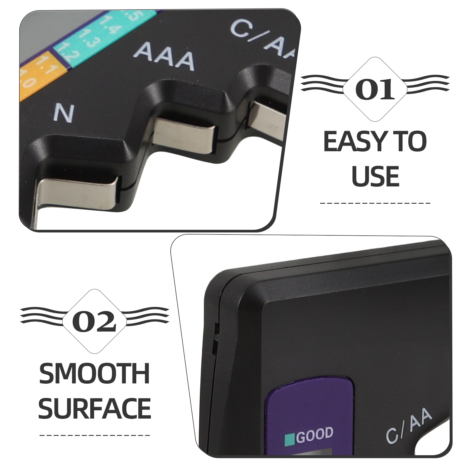 

Checker Tool Portable Device Tester for Aa Aaa Button Batteries Accurate Health Check Save Time Cost Effective