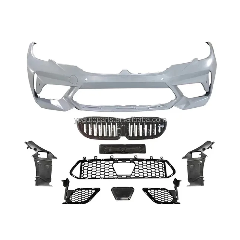 

M3C Style Car Bumper with Front Grille for 3 Series G20 G28 Auto 316 318 320 Replacement Parts Tuning
