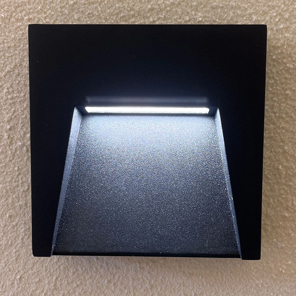 Luz LED montada en superficie para exteriores, lámpara de pared Universal impermeable para garaje, canal de sótano, rampa de paso de entrada, 12V,