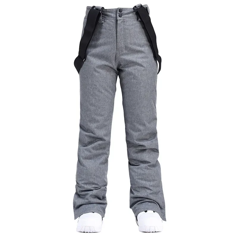 Ski Pants Men's Single-board Double-board Ski Pants Fashion Trend Warm Thickening Strap Ski Pants