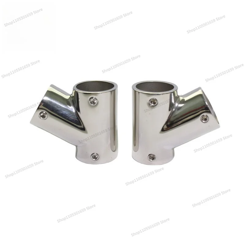 For Stainless Steel 60 Degrees Left and Right Oblique Tee 1 Inch, Inner Diameter 25 316 Polished