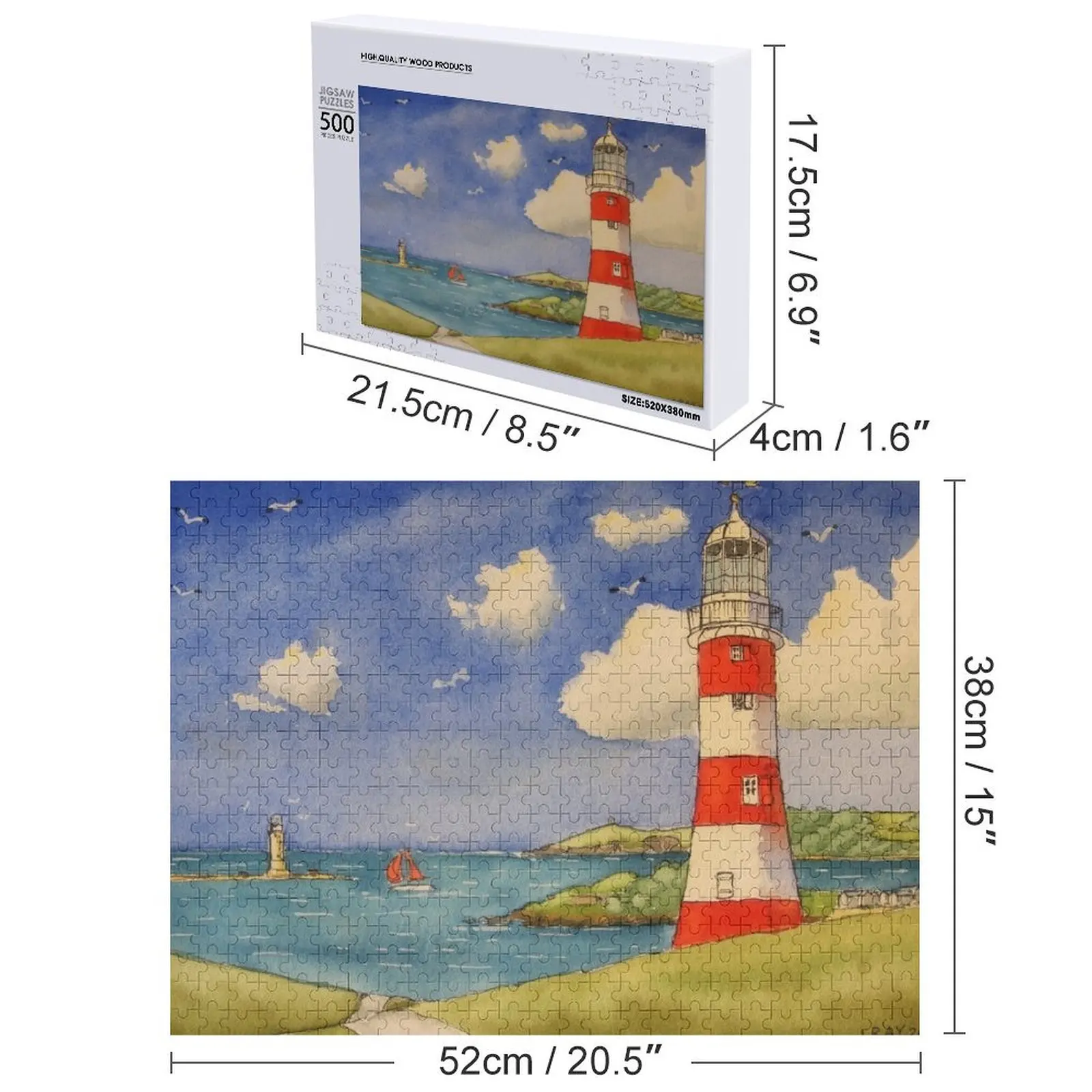 Мотыга Plymouth Маяк. Пазл по индивидуальному заказу для детей Пазл