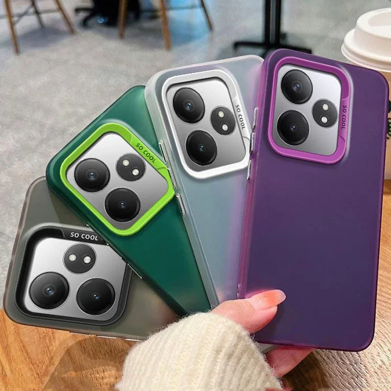 Etui na telefon Realme GT 6T G T 6 Neo6 SE Etui Realme GT Neo6 RMX3853 Metaliczne Aurora Matte Cover