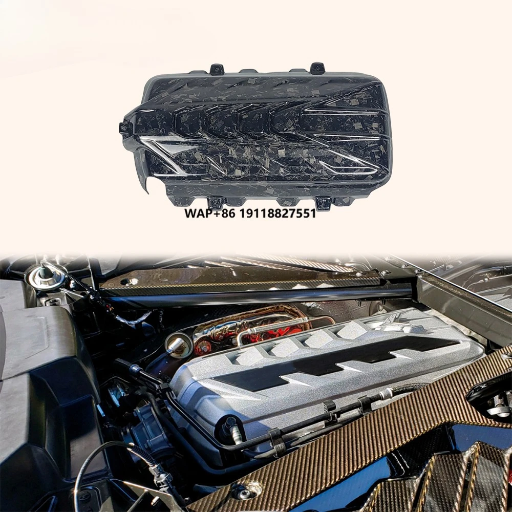 

For C8 2 Door 20-24 Forged Carbon KZ Style Front Engine Replacement